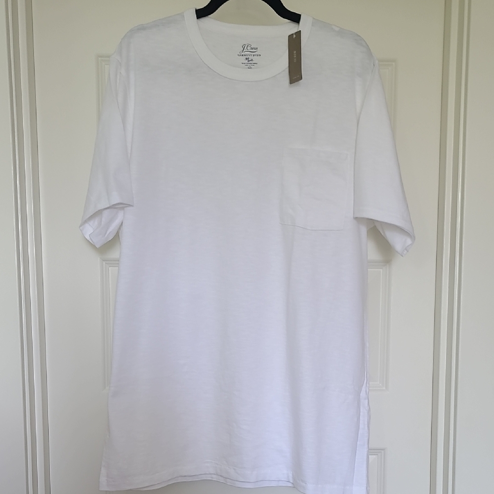 J. Crew Classic White Short Sleeve Tee